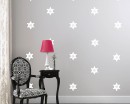 Damask Wall Pattern  Art Stickers